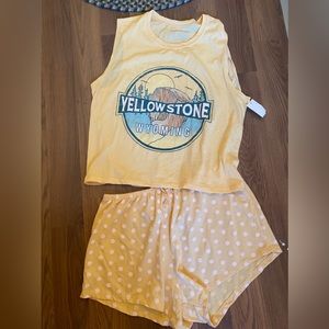 Target Yellowstone pajama set.